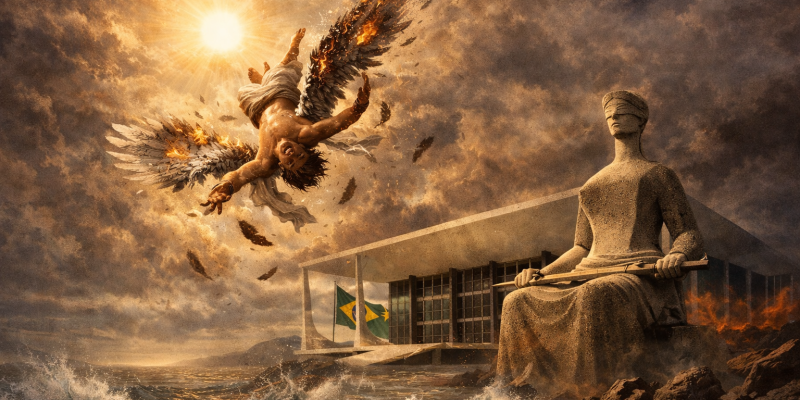 Enzo Côrtes, O Lamento de Ícaro - os riscos de uma atuação irresponsável dos Ministros do STF.docx (Dall-e)