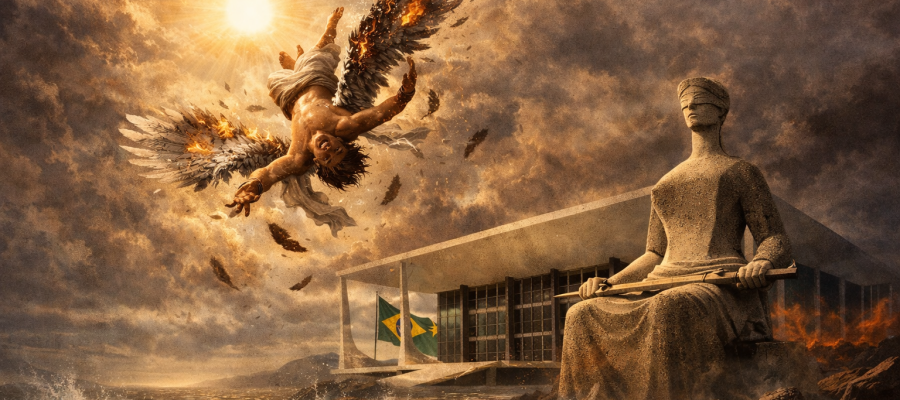 Enzo Côrtes, O Lamento de Ícaro - os riscos de uma atuação irresponsável dos Ministros do STF.docx (Dall-e)