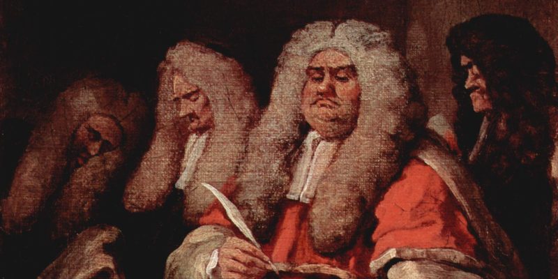 O magistrado, de William Hogarth