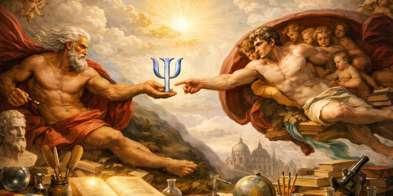 Paulo Iotti, Constitucionalidade da proibição de vinculação da psicologia à religião na prática clínica (Dall-e)