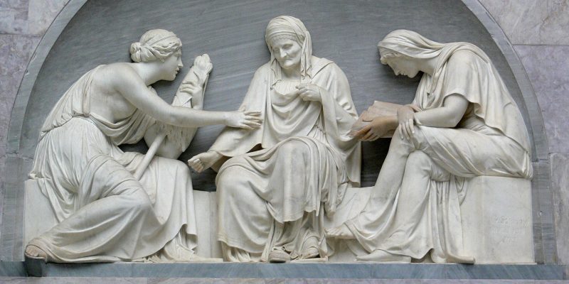 Wagner Gundim, As Moiras do Destino e o STF (Las tres Moiras, por Johann Gottfried Schadow)